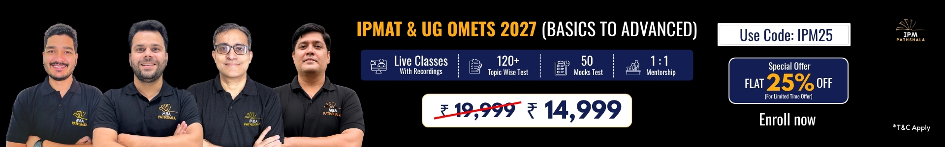 IPMAT 2027 Batches 01